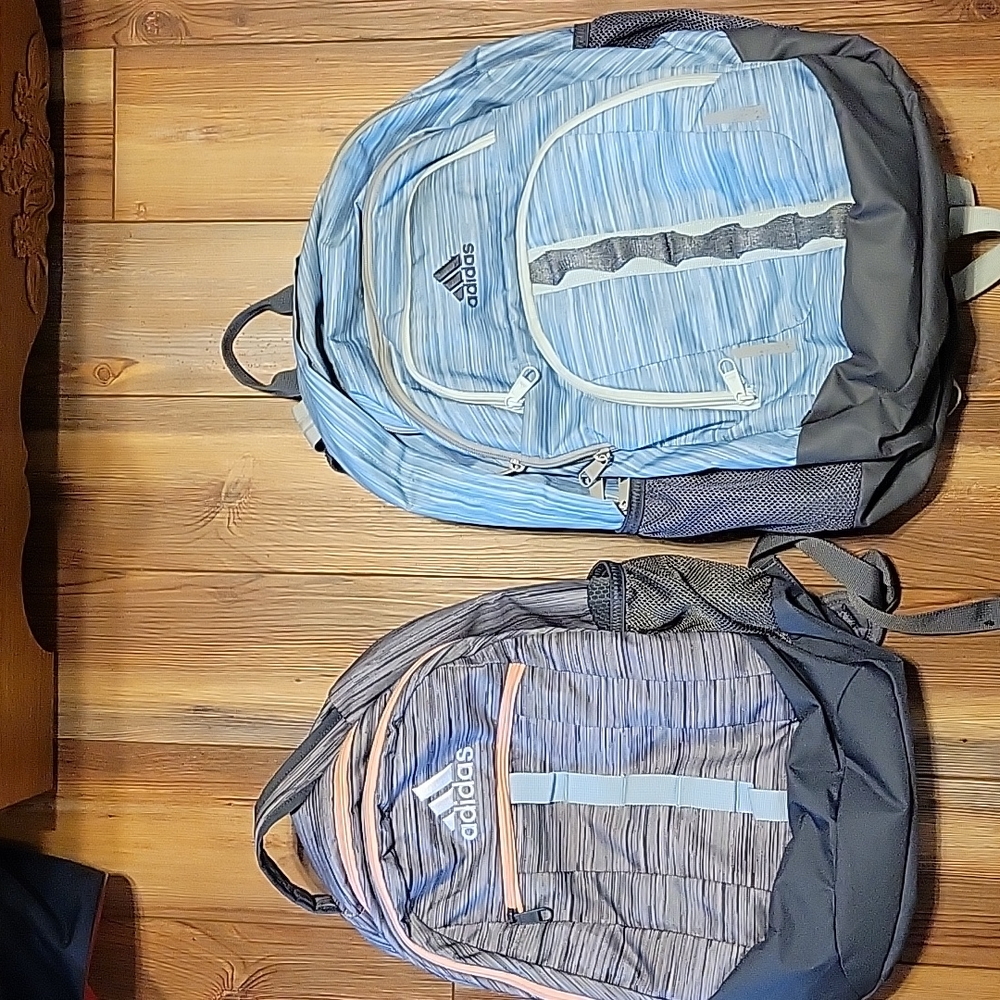 Adidas USX backpacks Original Price  $20 for one, $40 for both